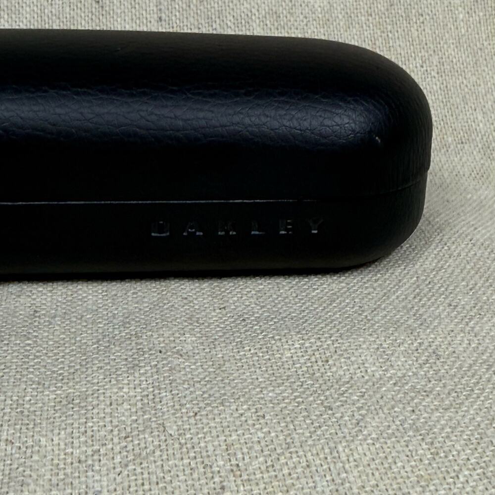 Oakley Hard Shell Eyeglasses Case Black Faux Leather Sunglass Case - Picture 2 of 10